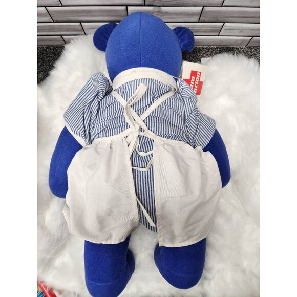 NORTH AMERICAN BEAR COMPANY CLARA BEARTON Yellow and Blue Bear #A86 - Picture 7 of 10